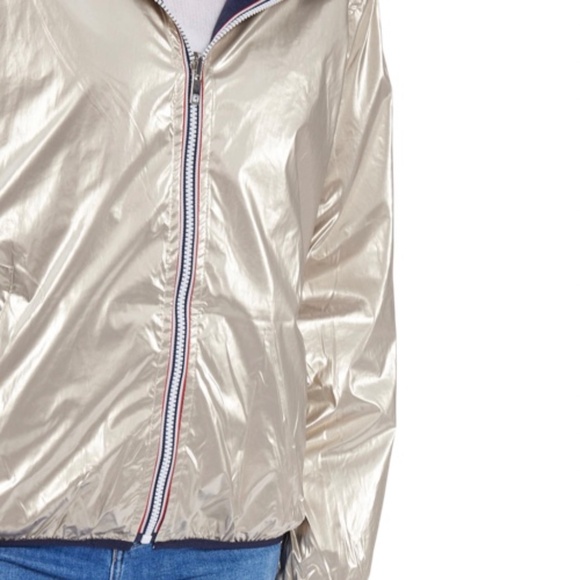 Reversible Rain Bomber with hood (Made in Italy) - Picture 5 of 5